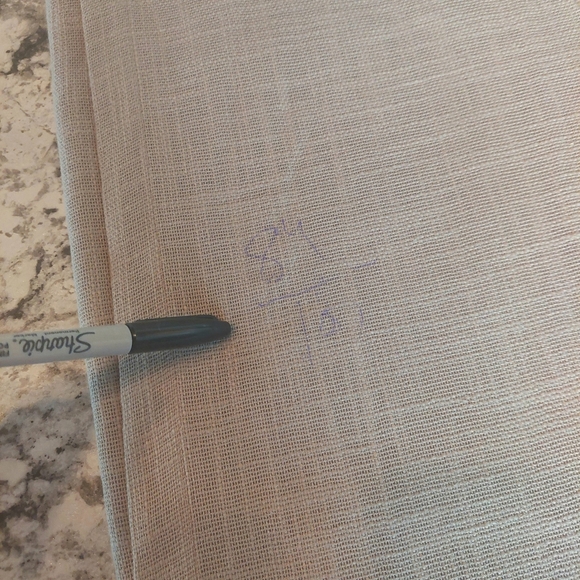 NWOT! Quince Cotton Sheer Gray Curtains- Set Of 2 Panels! 48"x84" (F67) - Picture 8 of 13